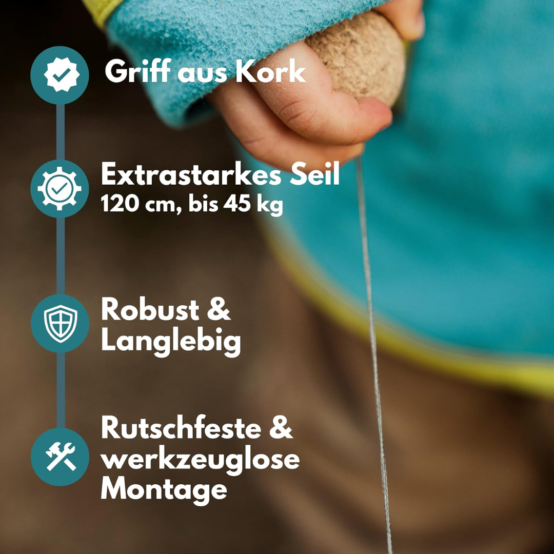 BikeZipper - das neue Abschleppseil fürs Kinderrad